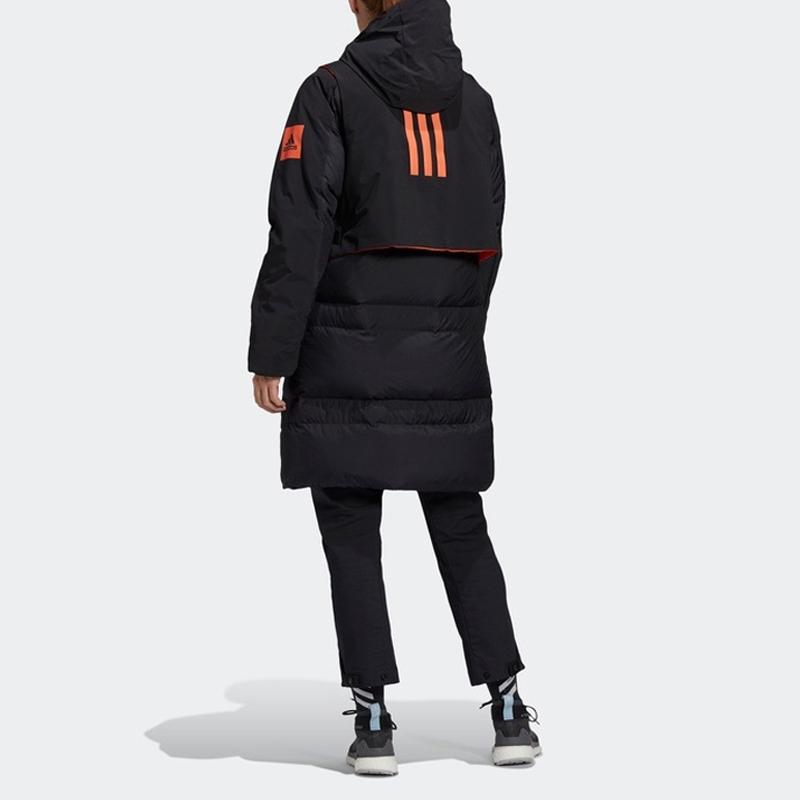Adidas W Myshelter C.R Outdoor Hooded Down Jacket Winter Women Jacket Black FR9529