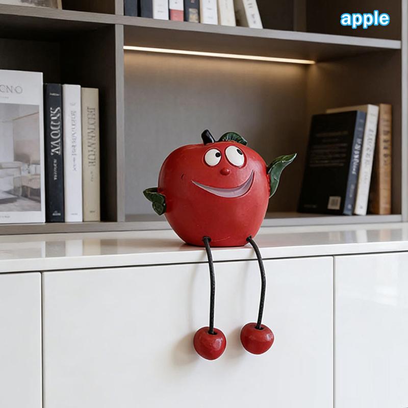 Fun Fruit Sculptures, Featuring Adorable Shapes And Designs Such As Pineapple, Banana, Lemon, And Orange.