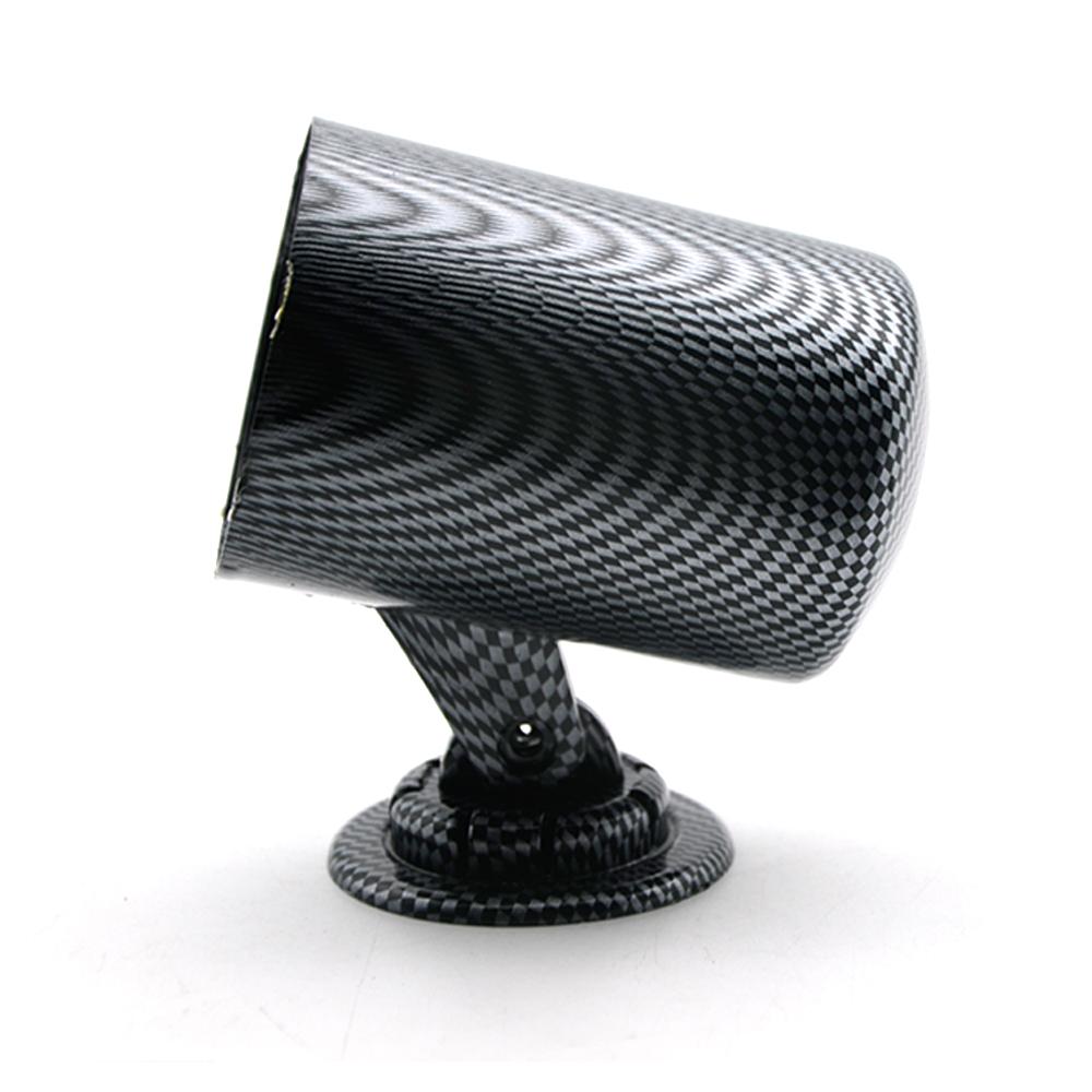 DRAGON GAUGE Universal 2inch 52mm Car Auto Single Gauge Holder Pod Black and Carbon