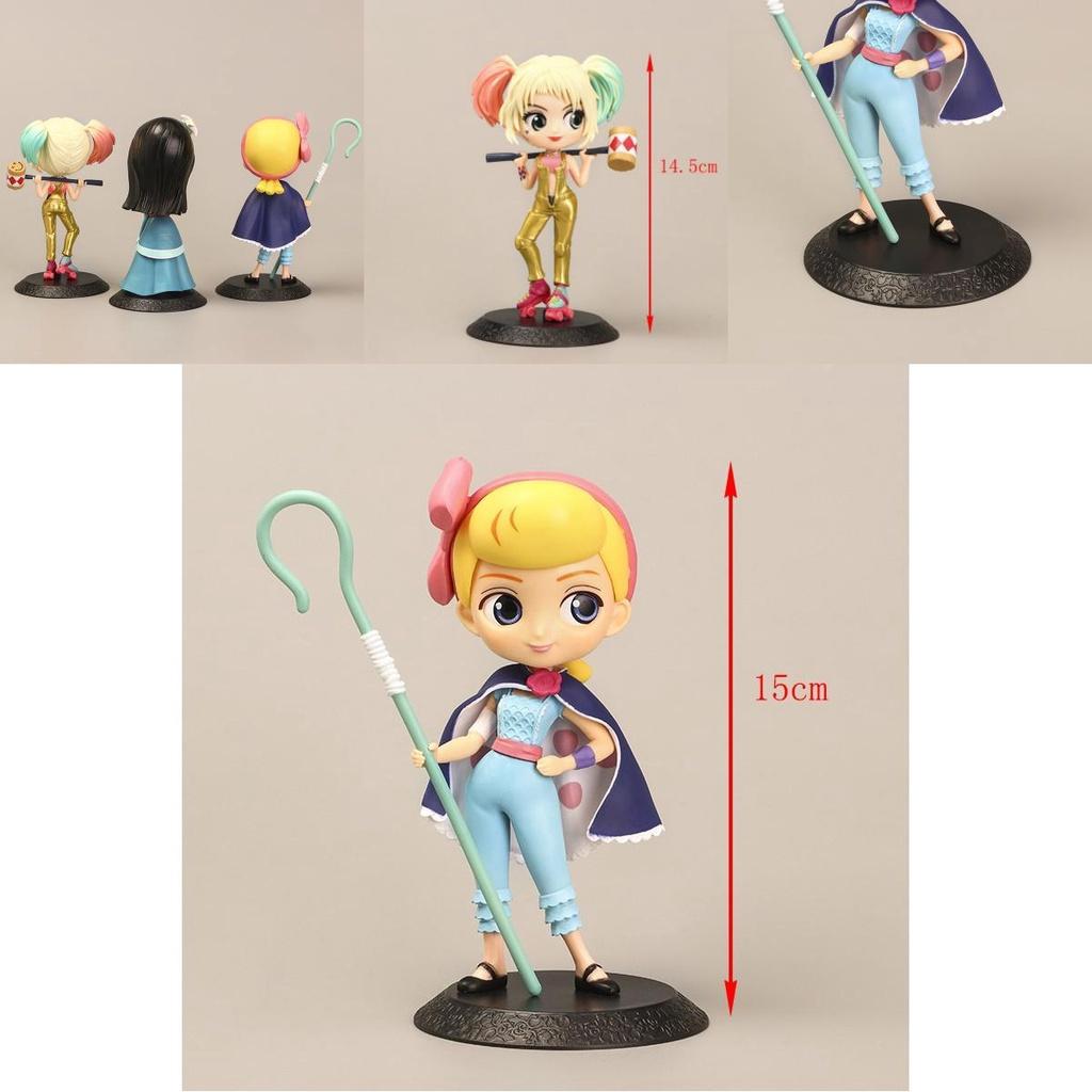 Cartoon Princess Action Figure Toy 15cm Pvc Model For Display