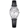 Womens Elegant Oval Watch With Leather Strap Quartz For Casual Wear