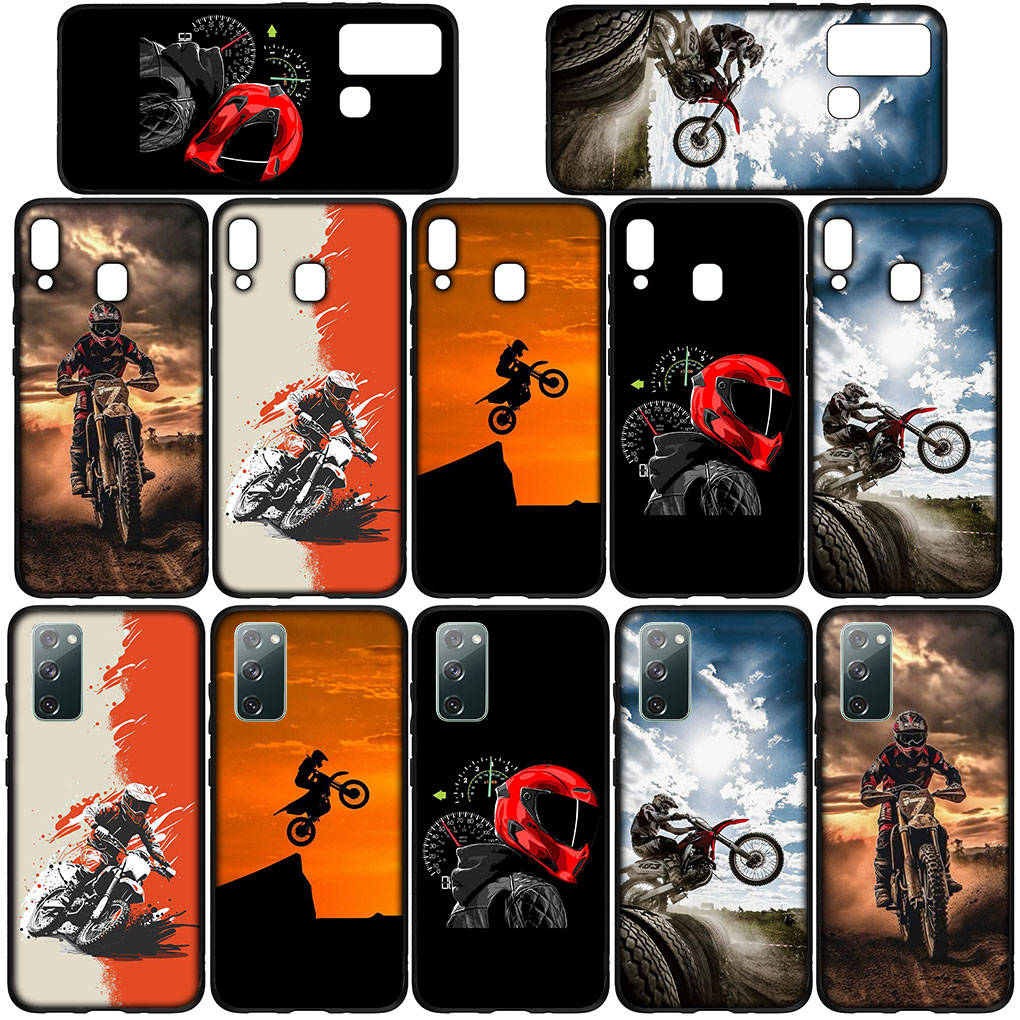 Pro Samsung Galaxy S24 S23 iPhone 15 14 Xiaomi Redmi Note 13 12 11 8 Plus 10 9 Pro Max X XR Pouzdro na telefon Plakát Moto Cross Motocykl Mobil OPPO Huawei