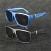 3PCS Fashion Square Polarized Sunglasses Men Vintage PC Male Sun Glasses Women Stylish Black Sport Shades