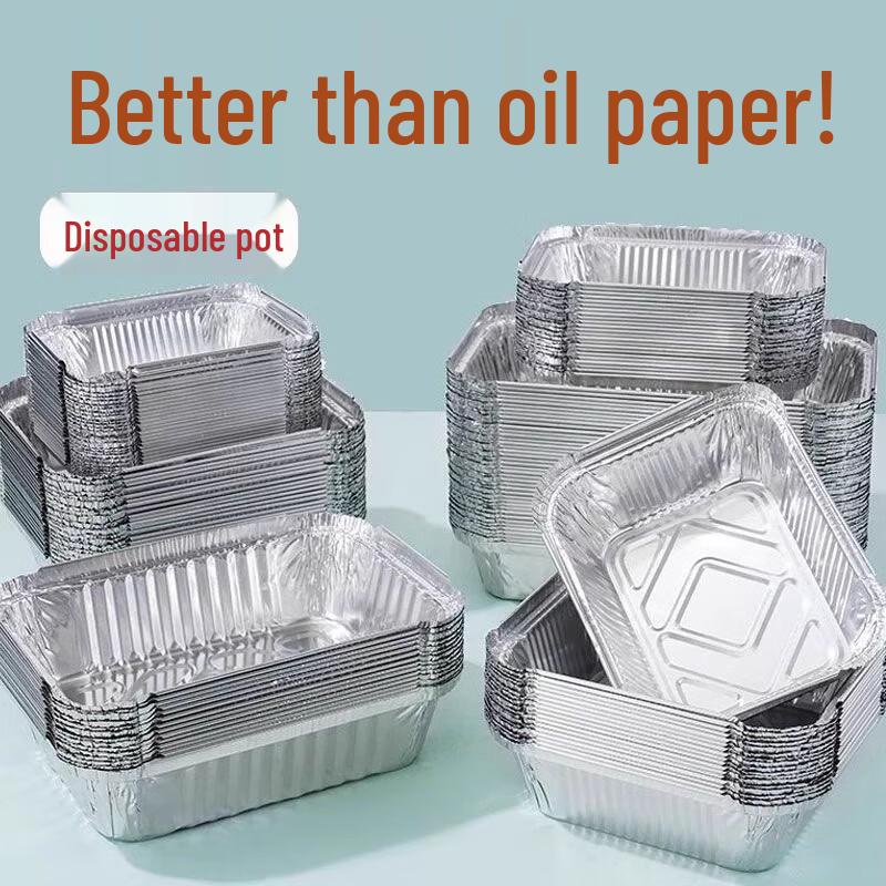 Miao Jiayi Heißluftfritteuse Rechteckige Aluminiumfolienpfannen