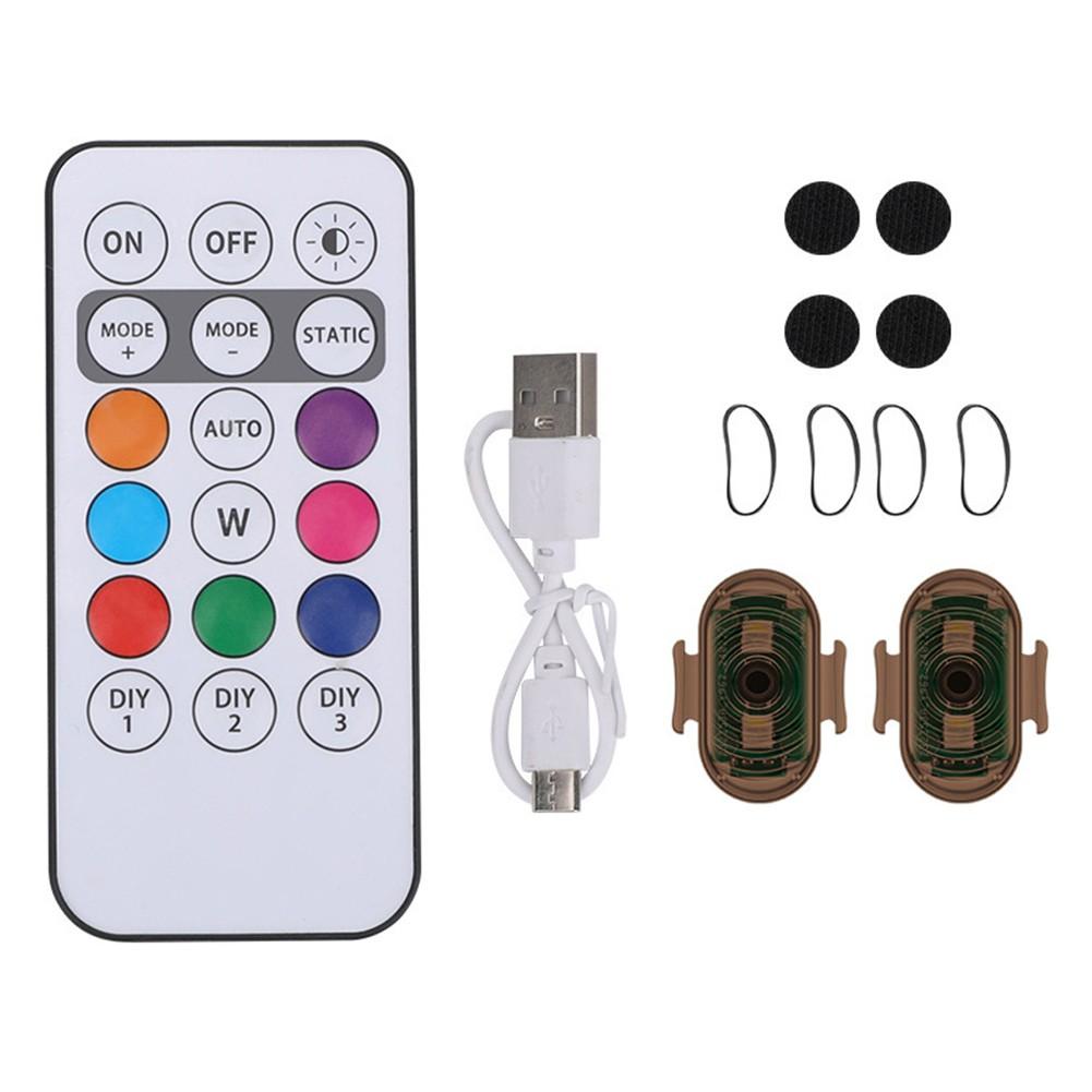 

Гибкие варианты установки Светодиодные сигнальные стробоскопы для самолетов Пульт дистанционного управления 2PCS set