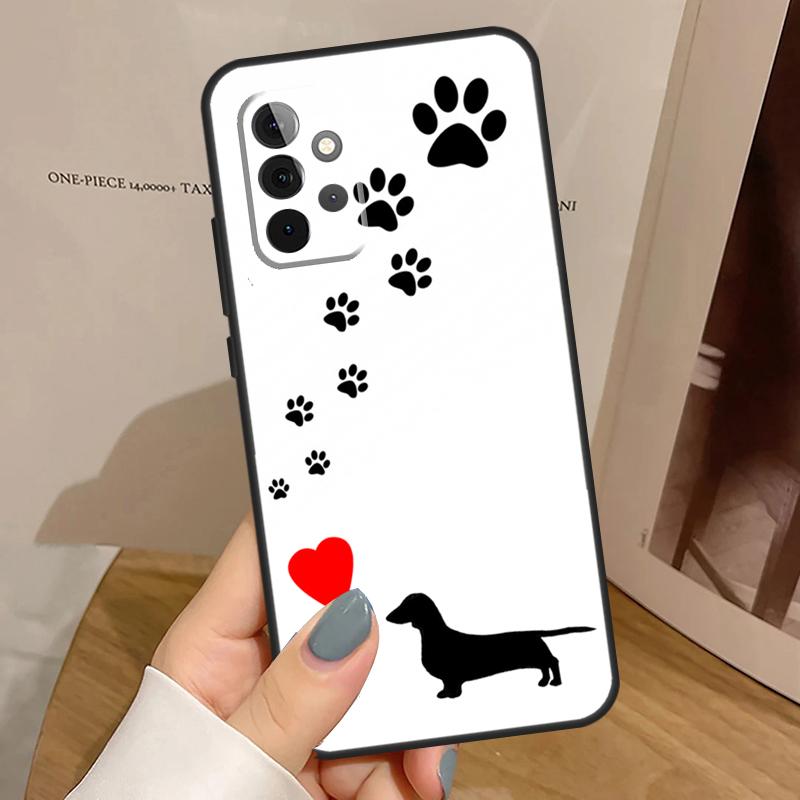 Sausage Dog Dachshund Quotes Case For Samsung Galaxy A55 A35 A15 A14 A34 A54 A53 A33 A23 A13 A12 A32 A52 A51 A71 Cover