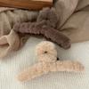 Super Large Sweet Hair Clip Cute Girl Grip Clip With Plush Claw Clip Fashionable Hair Accessory