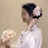 Lily Flower Hair Clip Plastic Flower Hair Claw For Women Girls Sweet Versatile Shark Clip Exquisite Hair Accessories