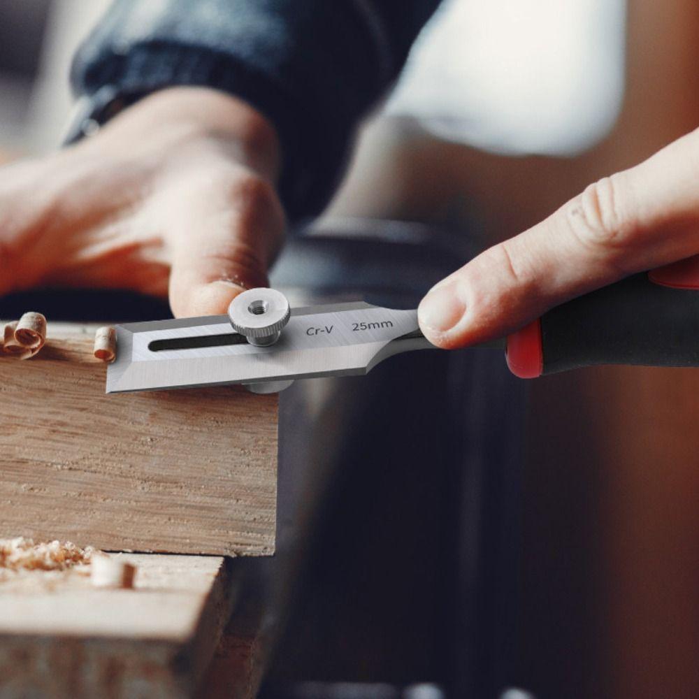 9 Inch Wood Carving Tool with Limiter Flat Spatula Durable Manual Plow Bit  Woodworking