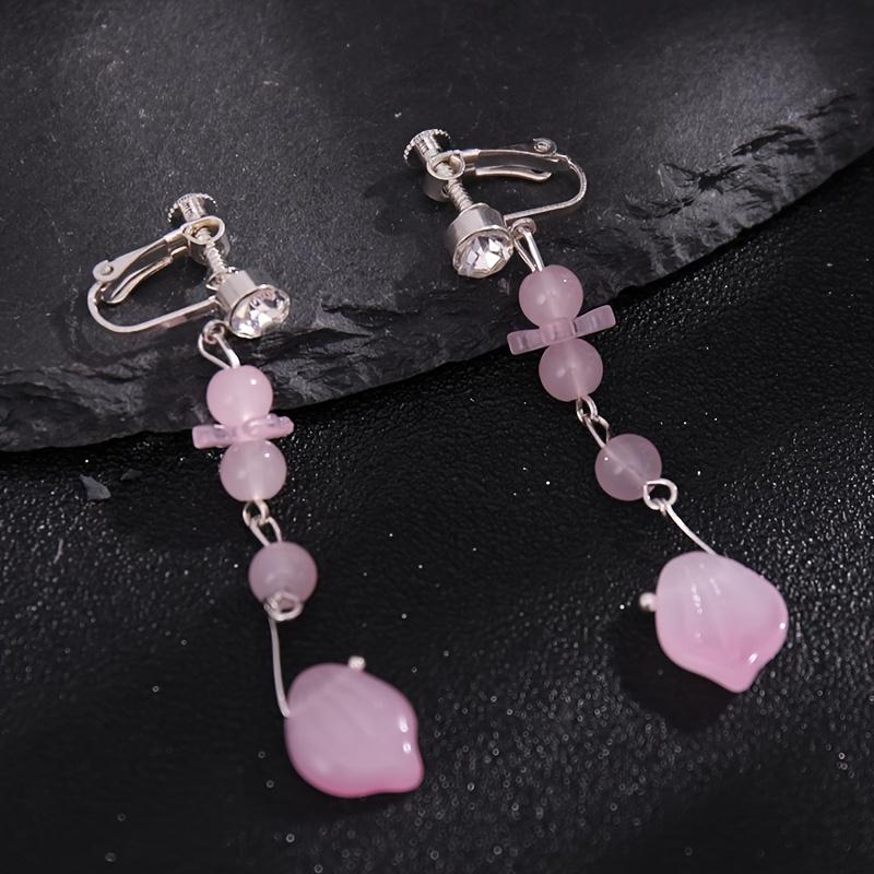 Kryształowy Kwiat Spinka do Włosów Opaska Kolczyki Zestaw Dla Kobiet Panna Młoda Hanfu Chiński Styl Ślubne Akcesoria do Włosów Biżuteria Szpilka Opaska