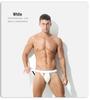 Men's Breathable Mesh Buttock-Revealing Double U-Bulge Thong Underwear