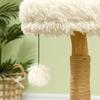 Cat Tree, 61.5 cm, with Cat Bed, Scratching Post, Jumping Platform, Toy Ball, for Cats up to 5 kg, White