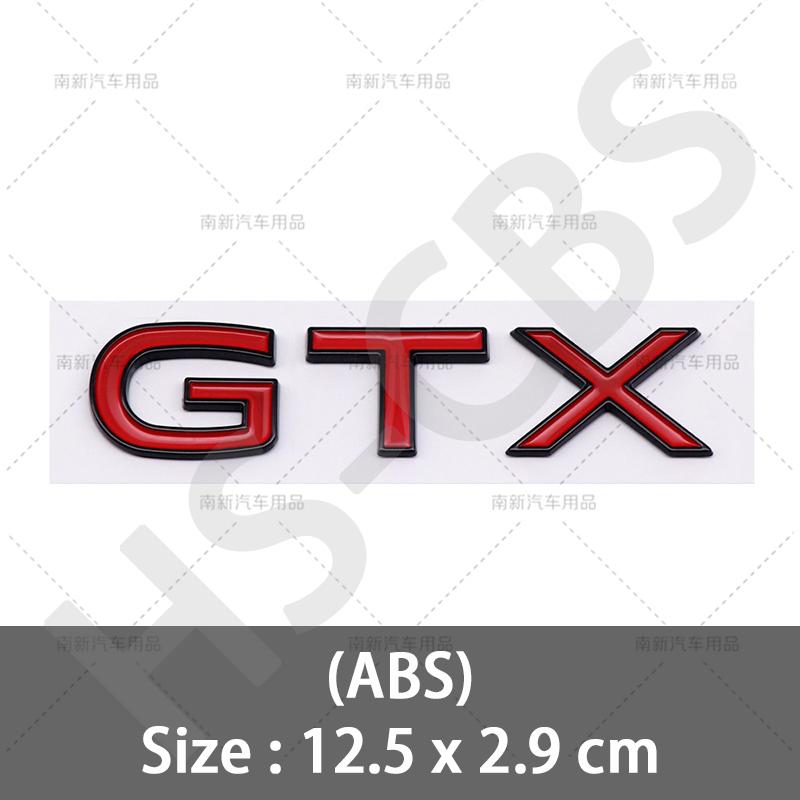 ABS GTX Emblema Badge Adesivo Decalcomania Baule Posteriore Bagagli Porta Per ID4 ID3 ID5 ID6 Styling Auto Logo GTX Accessori