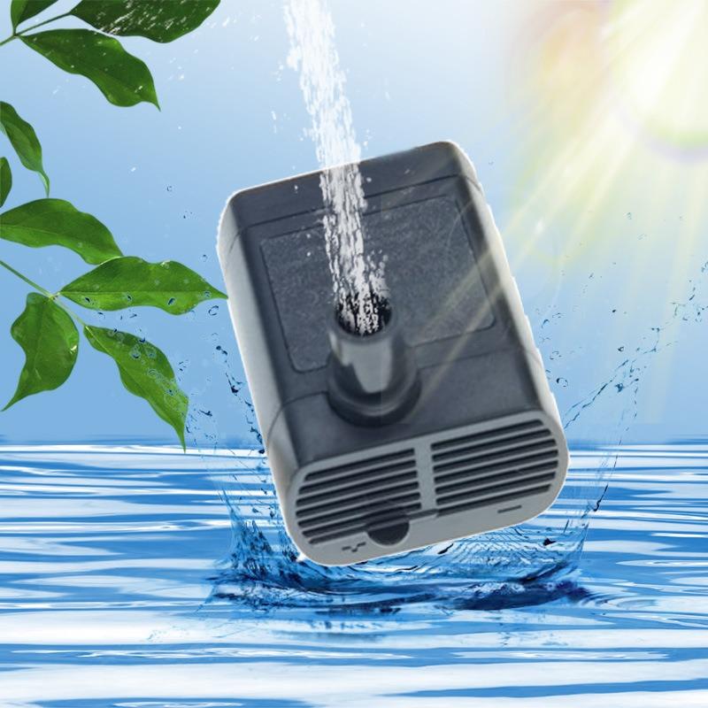2415-12 (black USB plug) power bank 5V DC brushless miniature pet silent usb miniature water pump