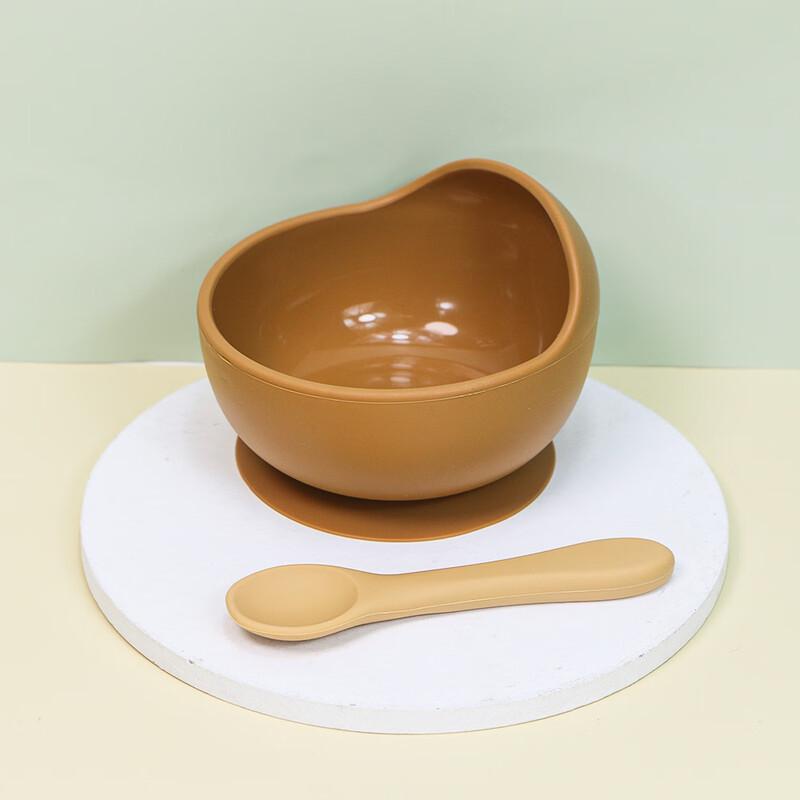 BIBOO Baby Silicone Suction Bowl and Spoon Set
