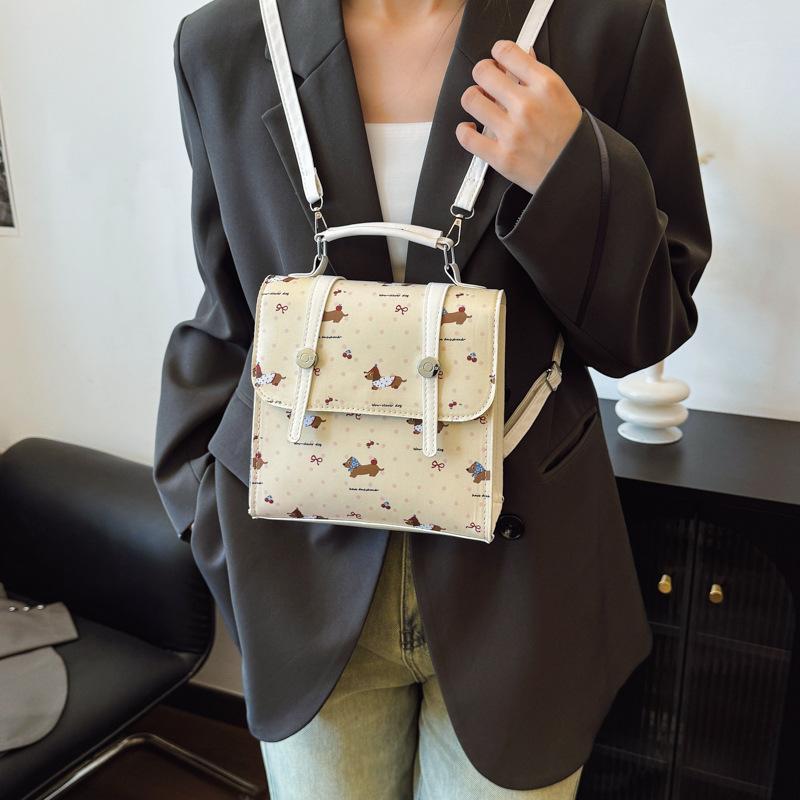 Schoolbag Fashion 1011 Casual Personality Women's Niche Backpack Summer New Foreign Texture Simple Trend Small Square Bag