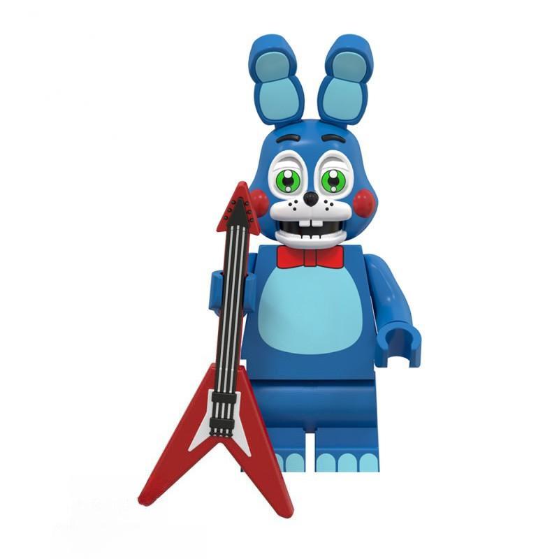 Mini Bricks Bonnie Decoration Piece Construction Block Games Figure Chica Foxy Bear Freddy Fazbear Plaything Accessories Party Presents