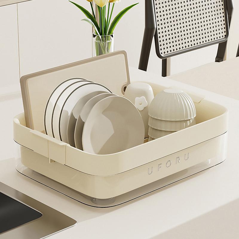 Kitchen Cupboards With Bowls And Chopsticks Storage Boxes Household Drain Bowl Rack With Lid For Dishes And Dish Racks