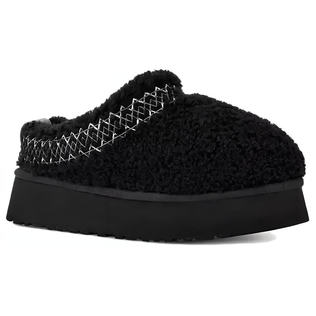 UGG  Tazz Braid Slipper Black Women Sneakers 1143976-BLK