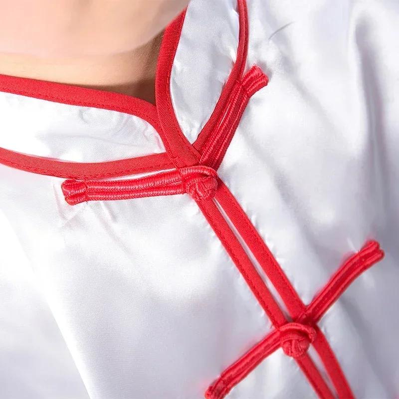 Adult Kid Chinese Traditional Wushu Costume Clothes Boys Girls Kungfu Pak Tai Chi Martial Art Uniform Outfits Custom