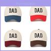 Dad Letter Truck Driver Baseball Cap Cotton Embroidered Animal Design Sun Protection For Men Women
