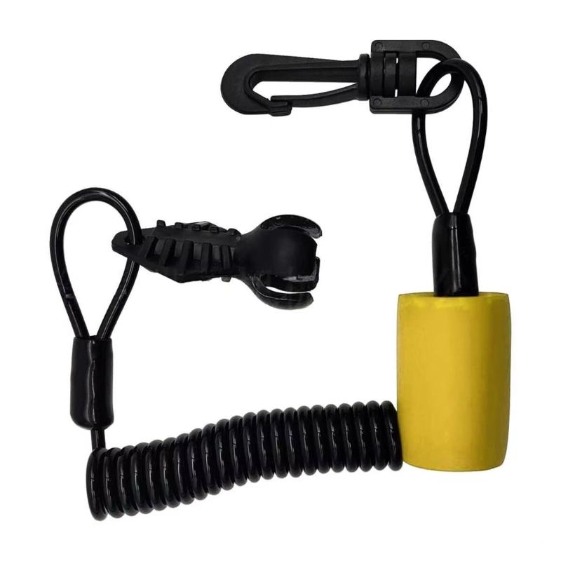 

High Strength Plastic Safety Key Lanyard Easy Install Safety Key Lanyard Waterproof Key Lanyard Clip for Boats RXT жёлтый