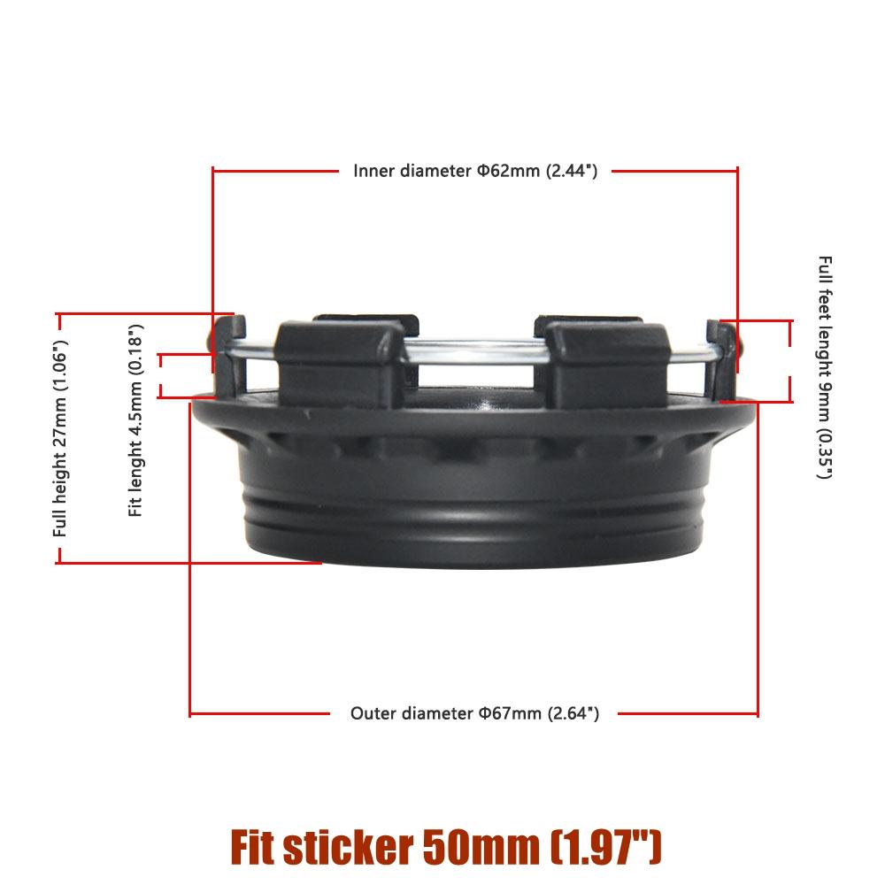 4 PZ 67MM Diametro Esterno / 62MM Diametro Interno Copricerchi SSR XXR WORK VIP LEHR MEISTER Copricoperture Centrali Ruota Coprimozzi Accessori Ruote Auto Sportive