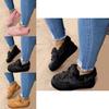 Cozy Plush Snow Shoes Women's Winter Thick Soled Round Head Slippers