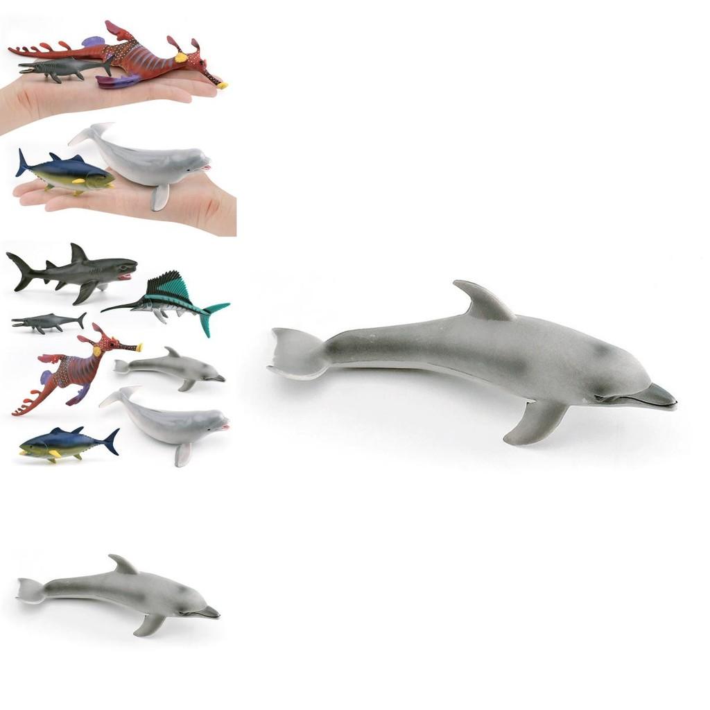 Meereskreatur Plastikmodell Delfin Statische Figur Für Meeresliebhaber Und Aquarium Dekoration