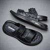 Men's sandals 2025 summer new casual outdoor driving dual-purpose Korean version of the trend open-toed sandals
