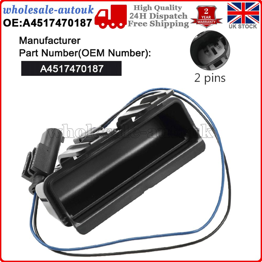 Rear Hatch Handle Tailgate Release A4517470187 Replace For Smart Fortwo Passion