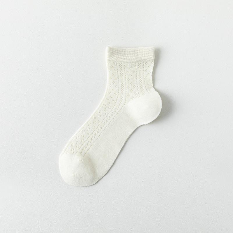 Women's Mid-Calf Silk Stockings: Summer Thin, Cooling, Breathable, Nude Feel, Skin-Friendly, Postpartum-Friendly.