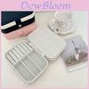 Vintage Leather Jewelry Box For Earrings Bracelets And Rings With Elegant Storage Solution
