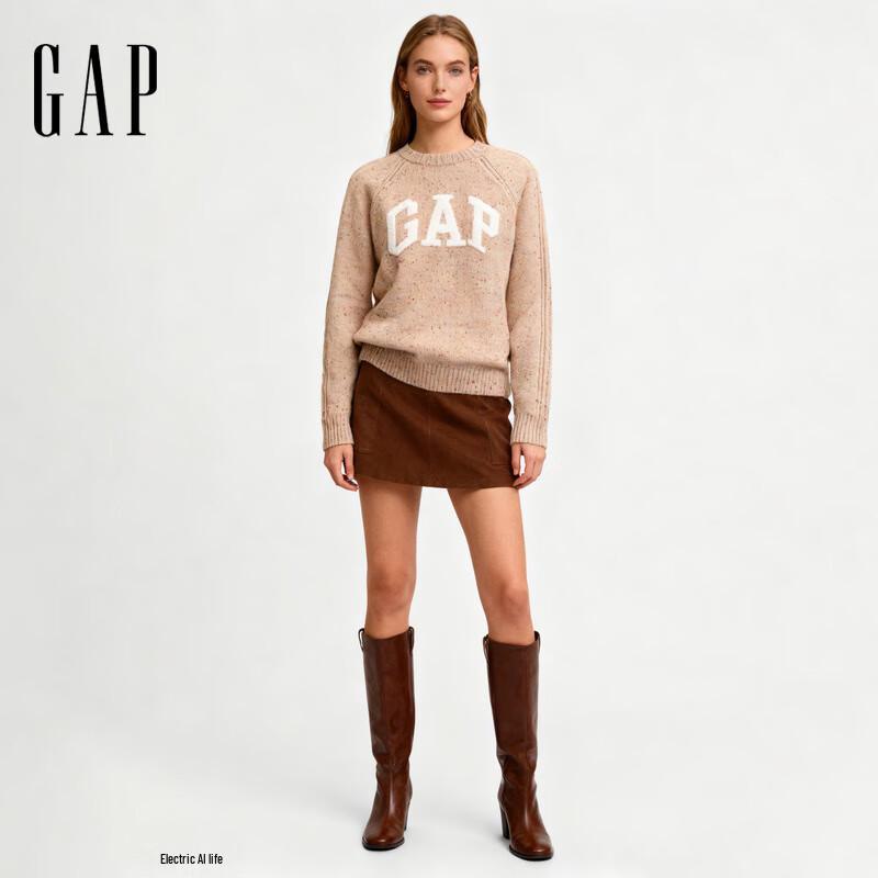 

Gap Women s 2025 Autumn Jacquard Logo Dot Sweater XL