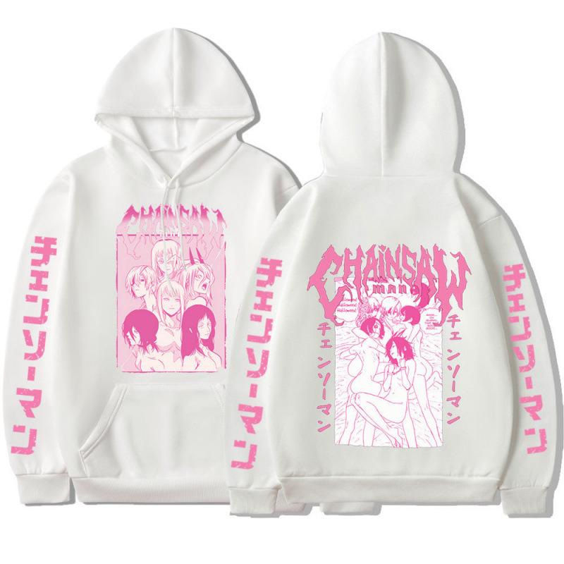 Japanese Anime Chaaw Man Makima Hoodie D