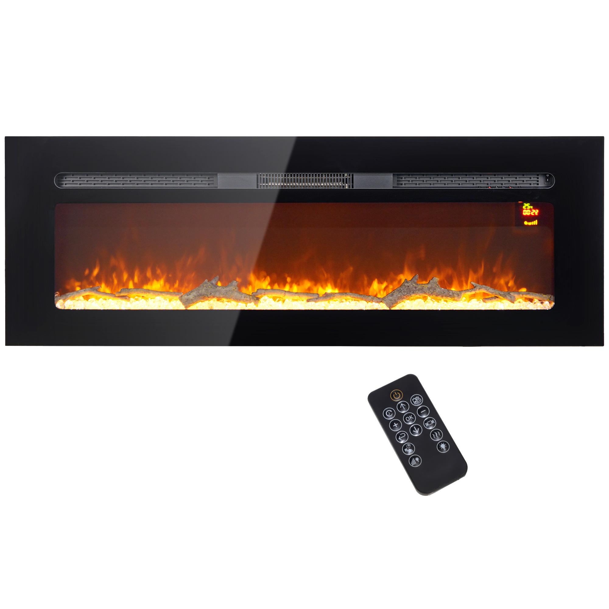 Electric Fireplace With Wall Mount And