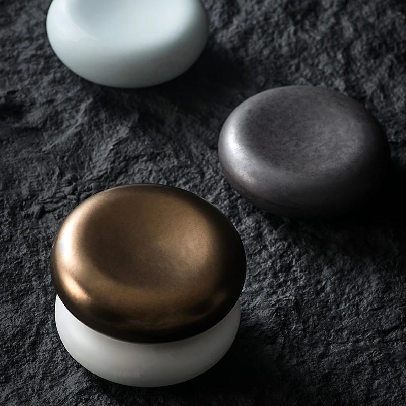 13cm Molekulární Gastronomie Stolní Nádobí Talíř na Předkrm Talíř na Sašimi Kreativní Restaurace Kruhová Izolační Keramické Dezertní Talíře