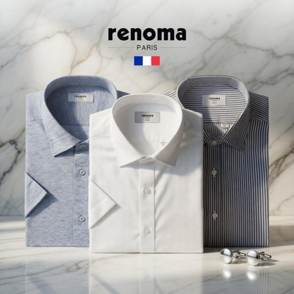 

Renoma Summer Short Sleeve Stretch Wrinkle Free Dress Shirt Choice 01/095