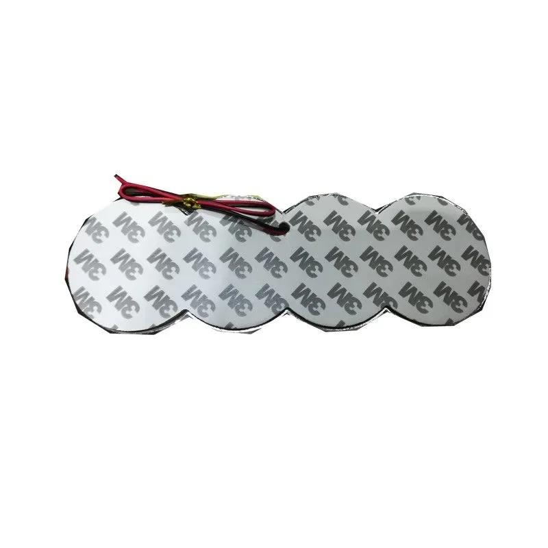 NEW 5D 18x5.8cm for new a3 a4 a5 aa 7a 8 S3 S4 S5 S6 S7 Q3 Q7TT rear four-ring trunk LED emblem lamp trunk lamp