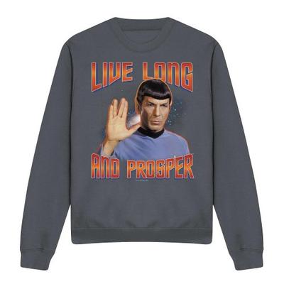 Star Trek: The Original Series Unisex Adult Live Long and Prosper Spock Sweatshirt