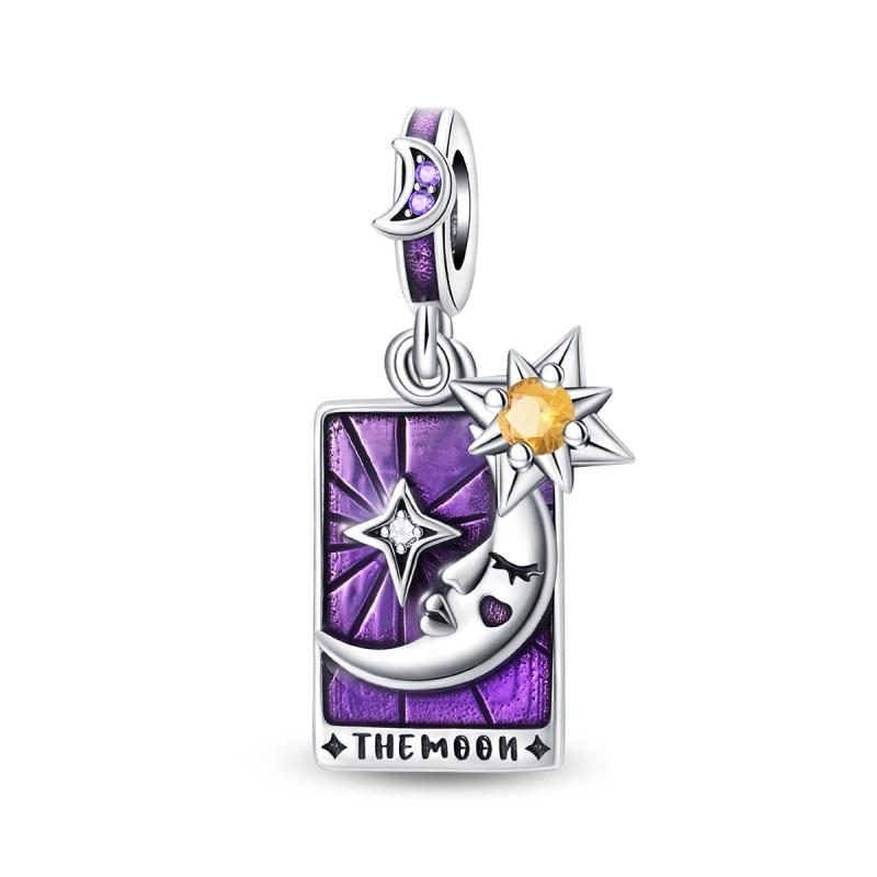 Newwinter Copper Tarot Series Pendant Diy Suitable For Bracelet Necklace Jewelry Birthday Party Gift