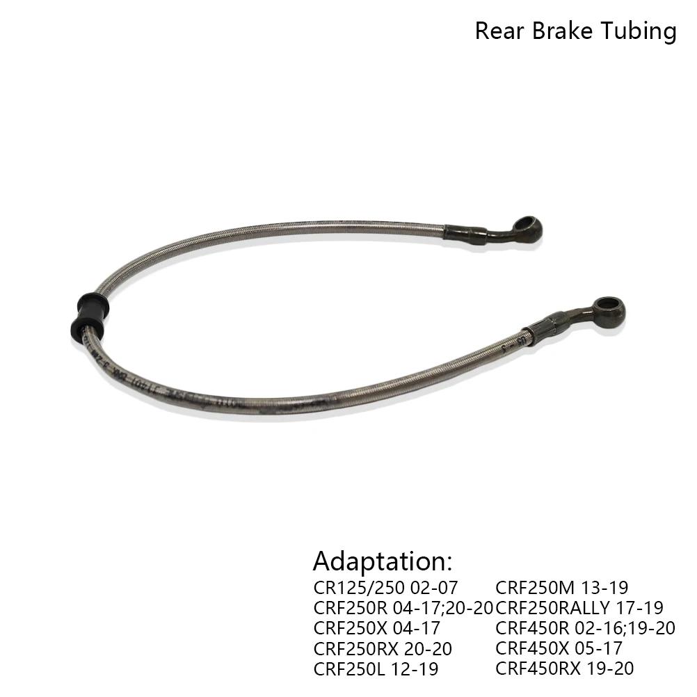 For HONDA YAMAHA Motorcycle BRAKE HOSE Front Rear Brake Tubing Braided Oil Pipe Cable Line CRF YZF Pit Dirt Street Racing Bike