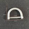 New Titanium Alloy Horseshoes Buckles D-Shaped High Quality Carabiner D Bow Staples DIY Hardware Accessories