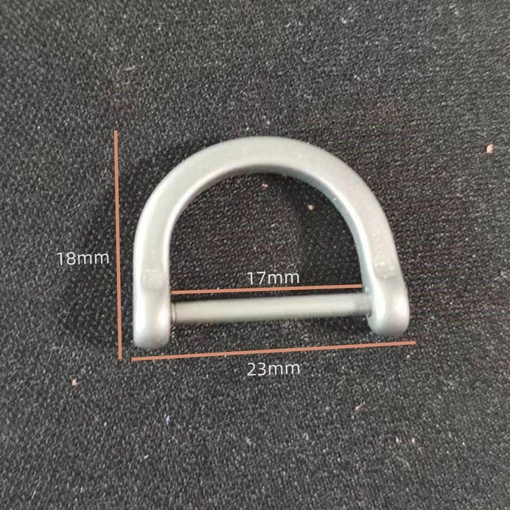New Titanium Alloy Horseshoes Buckles D-Shaped High Quality Carabiner D Bow Staples DIY Hardware Accessories