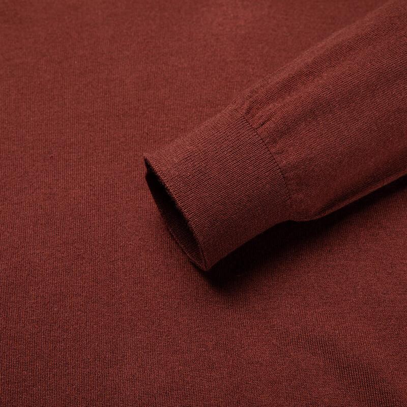 Men's Silk Wool Blend Knitted Polo Shirt