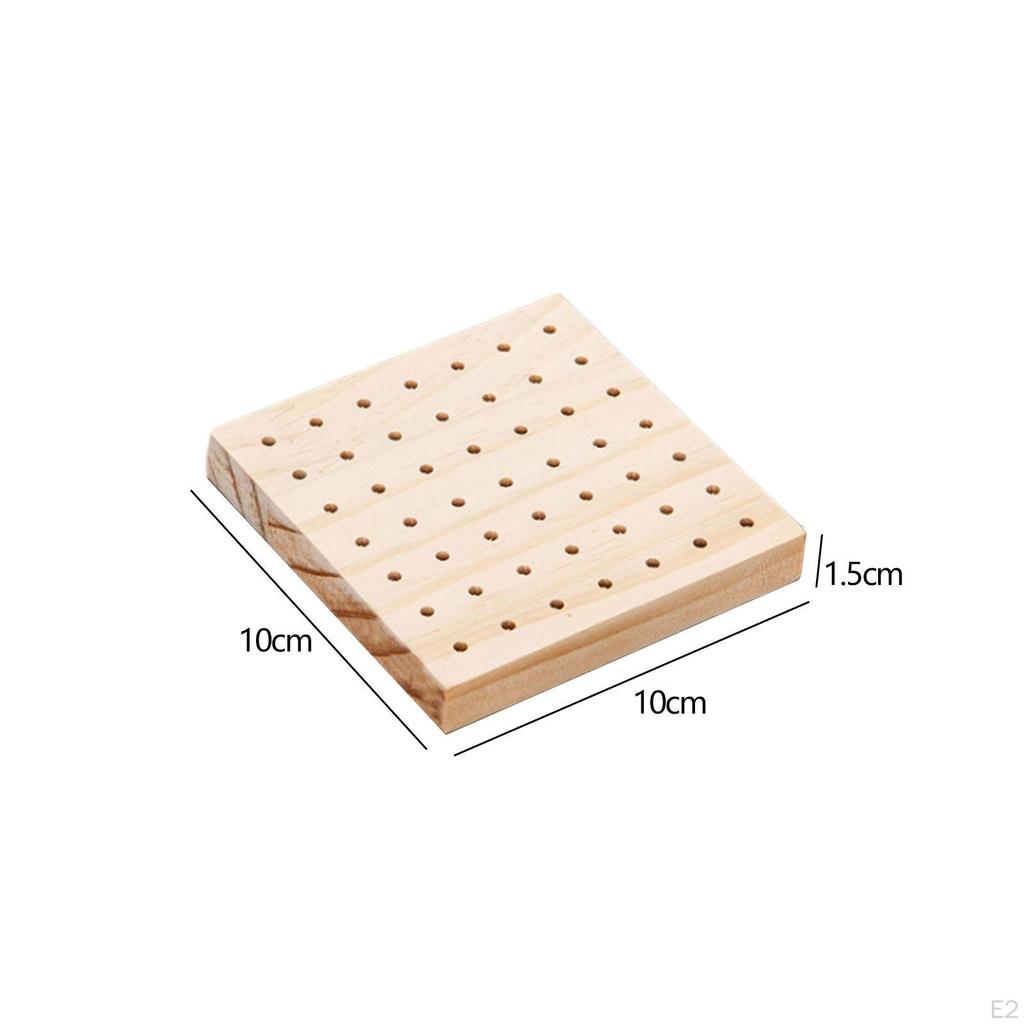 Virkade blockbrädor Mats Pegboard för med stift Granny Squares
