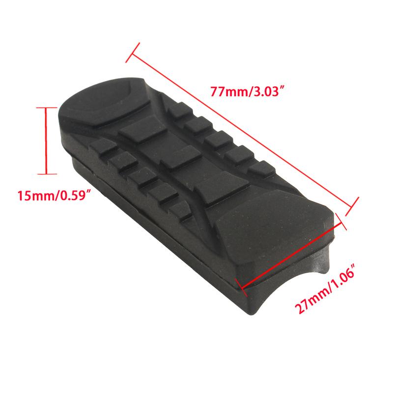 For BMW R1200GS LC 2014-2018 R1250 F850GS F750GS 2018- Motorcycle Front Footrest Footpeg Foot Pegs Pedal Black