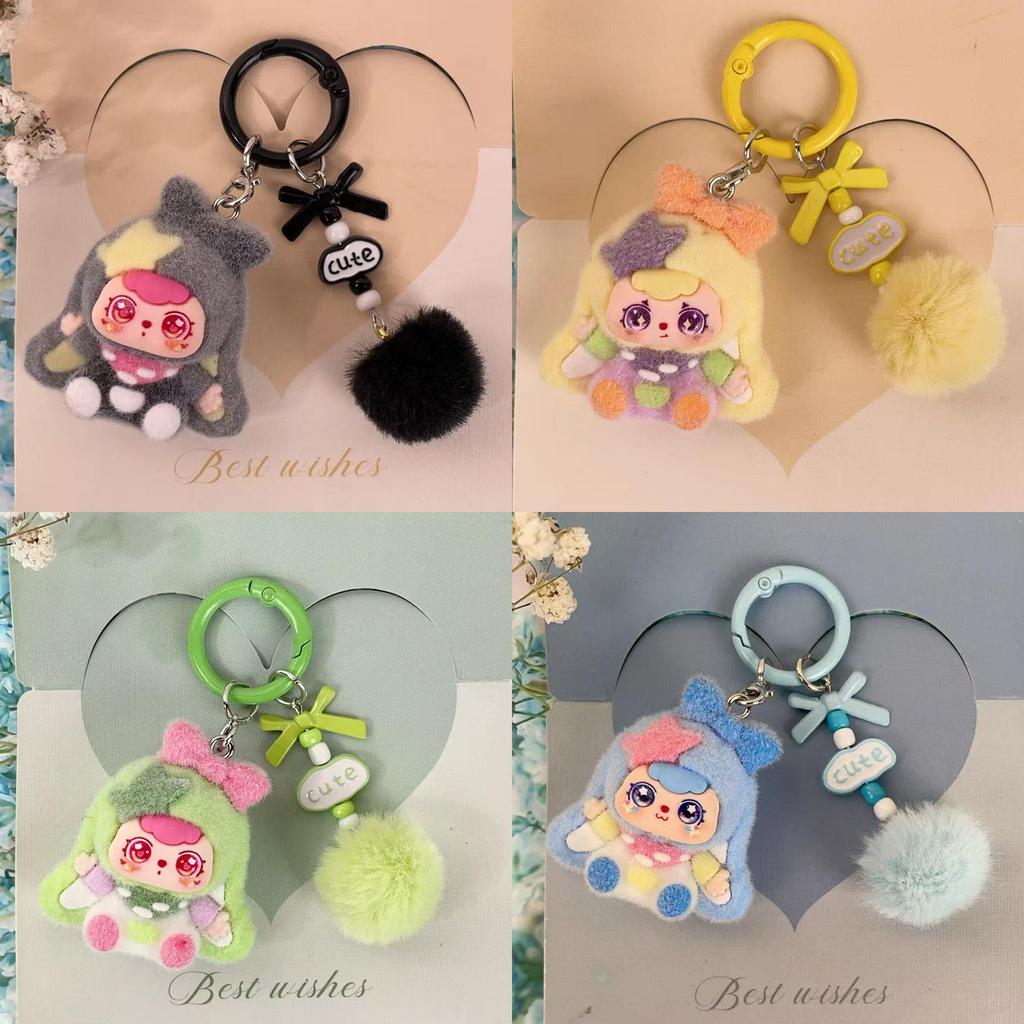 Butterfly Star Keychain With Cute Doll Pendant For Gifts And Party Decor