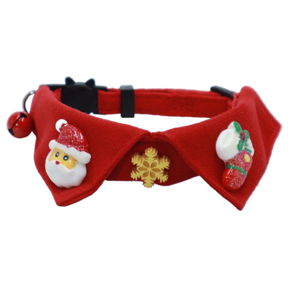 Cute Kitten Bowties Collar Necklace with Bell Kitten Christmas Bow Collar  Cats