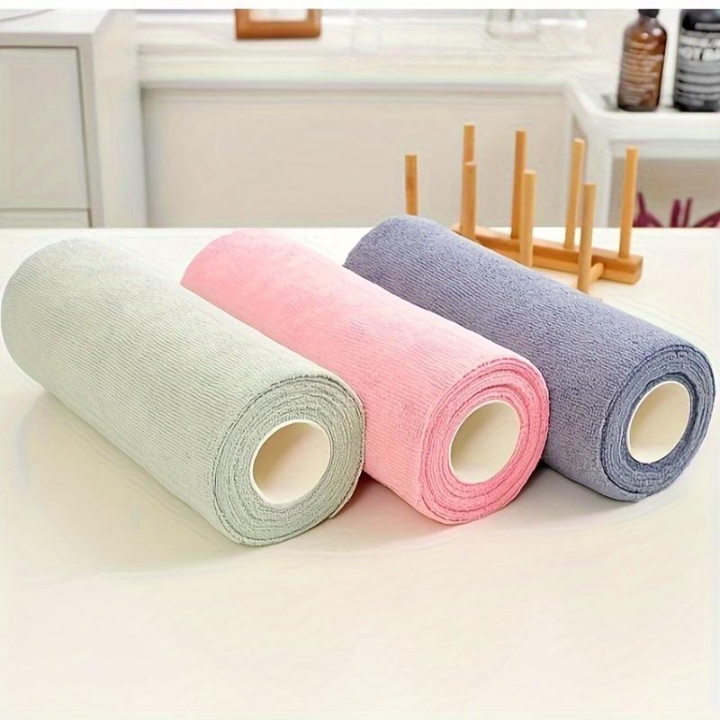 1 Roll Of Household Kitchen Dishwashing Towel Roll, Car Washing Towel Roll, Cloth, Absorbent And Dust-free Cleaning Cloth